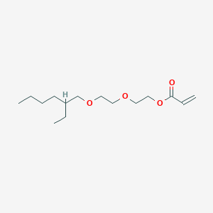 molecular formula C15H28O4 B039259 二(乙二醇)2-乙基己基醚丙烯酸酯 CAS No. 117646-83-0