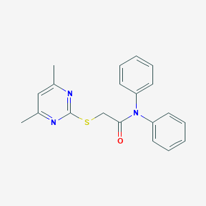 2-(4,6-Dimethyl-pyrimidin-2-ylsulfanyl)-N,N-diphenyl-acetamide