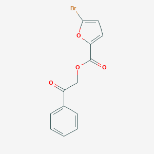 molecular formula C13H9BrO4 B392621 2-Oxo-2-phenylethyl 5-bromo-2-furoate CAS No. 331672-66-3
