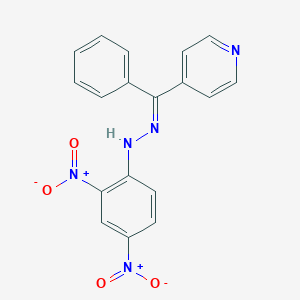 Phenyl(4-pyridyl)methanone (2,4-dinitrophenyl)hydrazone