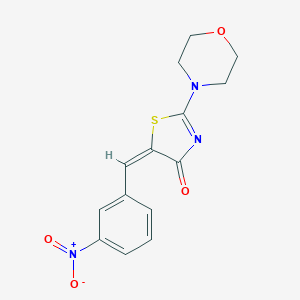 5-{3-nitrobenzylidene}-2-(4-morpholinyl)-1,3-thiazol-4(5H)-one