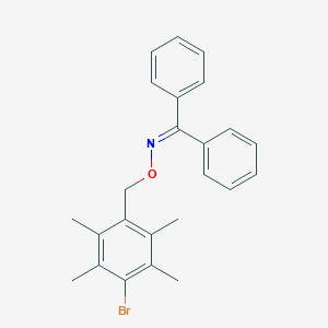 diphenylmethanone O-(4-bromo-2,3,5,6-tetramethylbenzyl)oxime