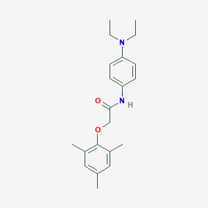 molecular formula C21H28N2O2 B392680 N-[4-(diethylamino)phenyl]-2-(mesityloxy)acetamide 