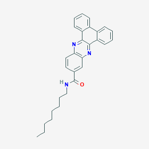 molecular formula C29H29N3O B392707 N-octyldibenzo[a,c]phenazine-11-carboxamide 