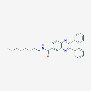 N-octyl-2,3-diphenylquinoxaline-6-carboxamide