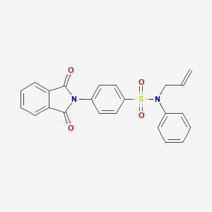molecular formula C23H18N2O4S B392732 N-allyl-4-(1,3-dioxo-1,3-dihydro-2H-isoindol-2-yl)-N-phenylbenzenesulfonamide 