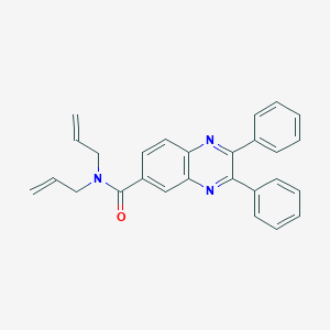 N,N-diallyl-2,3-diphenyl-6-quinoxalinecarboxamide