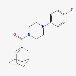 Adamantanyl 4-(4-fluorophenyl)piperazinyl ketone