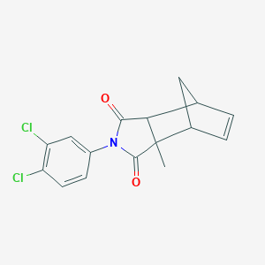2-(3,4-dichlorophenyl)-3a-methyl-3a,4,7,7a-tetrahydro-1H-4,7-methanoisoindole-1,3(2H)-dione