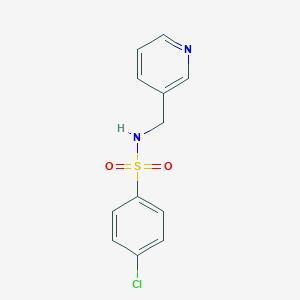 molecular formula C12H11ClN2O2S B392831 4-chloro-N-(pyridin-3-ylmethyl)benzenesulfonamide CAS No. 321715-14-4