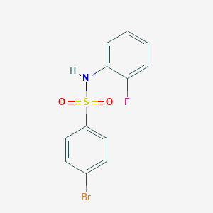 4-bromo-N-(2-fluorophenyl)benzenesulfonamide