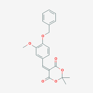 5-[4-(Benzyloxy)-3-methoxybenzylidene]-2,2-dimethyl-1,3-dioxane-4,6-dione