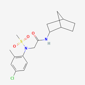 N~1~-bicyclo[2.2.1]hept-2-yl-N~2~-(4-chloro-2-methylphenyl)-N~2~-(methylsulfonyl)glycinamide