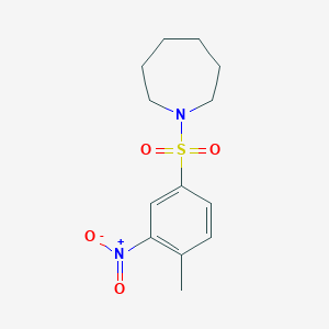 1-[(4-methyl-3-nitrophenyl)sulfonyl]azepane