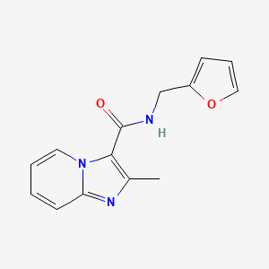 N-(furan-2-ylmethyl)-2-methylimidazo[1,2-a]pyridine-3-carboxamide