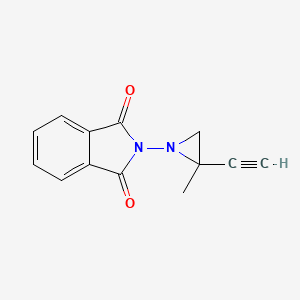 molecular formula C13H10N2O2 B3928584 2-(2-ethynyl-2-methyl-1-aziridinyl)-1H-isoindole-1,3(2H)-dione 