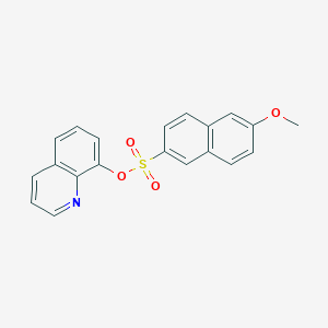 Quinolin-8-yl 6-methoxynaphthalene-2-sulfonate