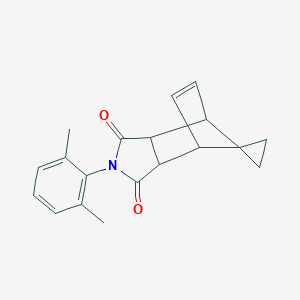 2-(2,6-dimethylphenyl)-3a,4,7,7a-tetrahydro-1H-spiro[2-aza-4,7-methanoisoindole-8,1'-cyclopropane]-1,3(2H)-dione