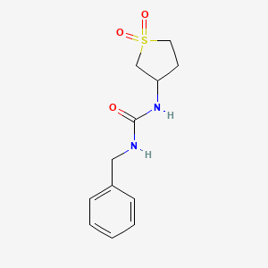 molecular formula C12H16N2O3S B3928710 1-Benzyl-3-(1,1-dioxidotetrahydrothiophen-3-yl)urea 