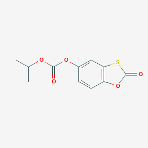 Isopropyl 2-oxo-1,3-benzoxathiol-5-yl carbonate