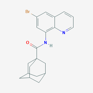 molecular formula C20H21BrN2O B392884 N-(6-bromo-8-quinolinyl)-1-adamantanecarboxamide 