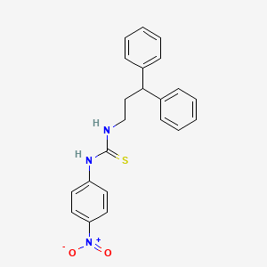 N-(3,3-diphenylpropyl)-N'-(4-nitrophenyl)thiourea