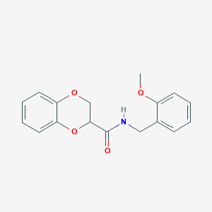 N-(2-methoxybenzyl)-2,3-dihydro-1,4-benzodioxine-2-carboxamide