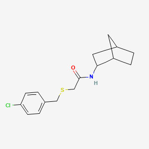 N-bicyclo[2.2.1]hept-2-yl-2-[(4-chlorobenzyl)thio]acetamide