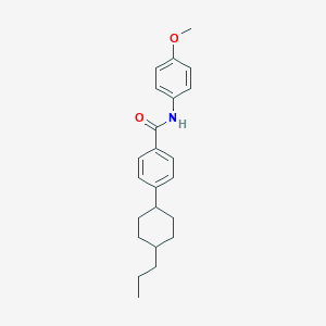 molecular formula C23H29NO2 B392894 N-(4-methoxyphenyl)-4-(4-propylcyclohexyl)benzamide 