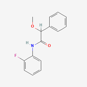 N-(2-fluorophenyl)-2-methoxy-2-phenylacetamide