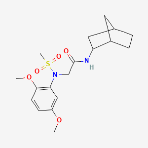 N~1~-bicyclo[2.2.1]hept-2-yl-N~2~-(2,5-dimethoxyphenyl)-N~2~-(methylsulfonyl)glycinamide