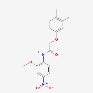 2-(3,4-dimethylphenoxy)-N-(2-methoxy-4-nitrophenyl)acetamide