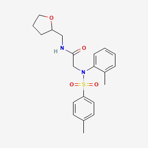 N~2~-(2-methylphenyl)-N~2~-[(4-methylphenyl)sulfonyl]-N~1~-(tetrahydro-2-furanylmethyl)glycinamide