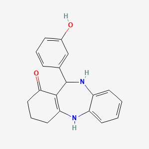 11-(3-hydroxyphenyl)-2,3,4,5,10,11-hexahydro-1H-dibenzo[b,e][1,4]diazepin-1-one