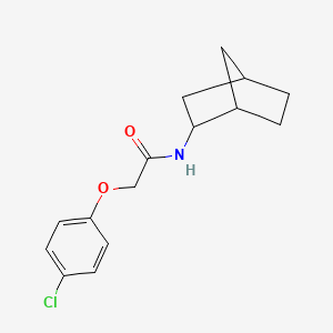 molecular formula C15H18ClNO2 B3929239 N-bicyclo[2.2.1]hept-2-yl-2-(4-chlorophenoxy)acetamide 