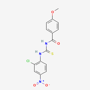 N-{[(2-chloro-4-nitrophenyl)amino]carbonothioyl}-4-methoxybenzamide