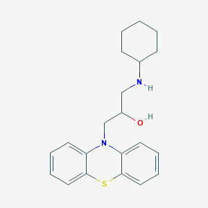 1-(cyclohexylamino)-3-(10H-phenothiazin-10-yl)propan-2-ol