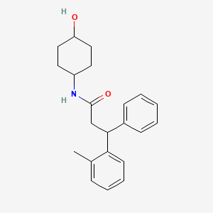 N-(trans-4-hydroxycyclohexyl)-3-(2-methylphenyl)-3-phenylpropanamide