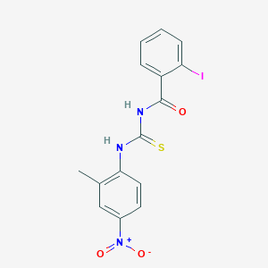 2-iodo-N-[(2-methyl-4-nitrophenyl)carbamothioyl]benzamide