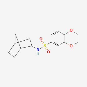 N-bicyclo[2.2.1]hept-2-yl-2,3-dihydro-1,4-benzodioxine-6-sulfonamide