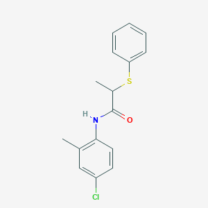 N-(4-chloro-2-methylphenyl)-2-(phenylthio)propanamide