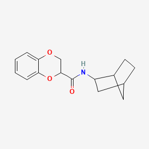 N-bicyclo[2.2.1]hept-2-yl-2,3-dihydro-1,4-benzodioxine-2-carboxamide