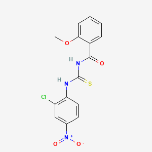 N-{[(2-chloro-4-nitrophenyl)amino]carbonothioyl}-2-methoxybenzamide