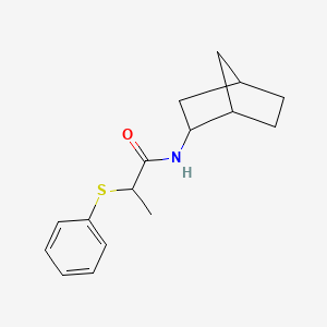 N-bicyclo[2.2.1]hept-2-yl-2-(phenylthio)propanamide