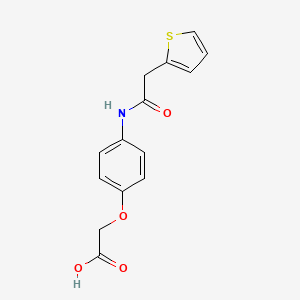 {4-[(2-thienylacetyl)amino]phenoxy}acetic acid