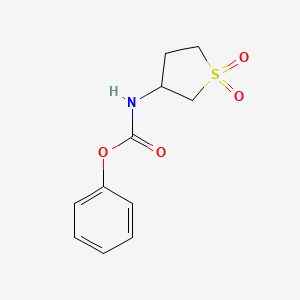 molecular formula C11H13NO4S B3929801 phenyl (1,1-dioxidotetrahydro-3-thienyl)carbamate 