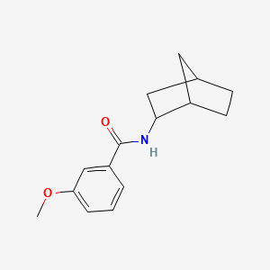 molecular formula C15H19NO2 B3929809 N-(2-bicyclo[2.2.1]heptanyl)-3-methoxybenzamide 