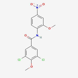 3,5-dichloro-4-methoxy-N-(2-methoxy-4-nitrophenyl)benzamide