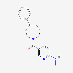 molecular formula C19H23N3O B3929841 N-methyl-5-[(4-phenyl-1-azepanyl)carbonyl]-2-pyridinamine 