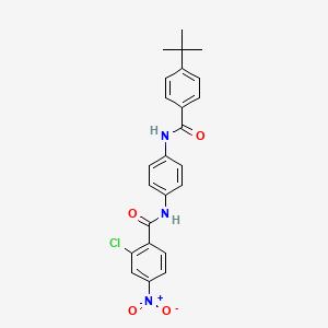 N-{4-[(4-tert-butylbenzoyl)amino]phenyl}-2-chloro-4-nitrobenzamide